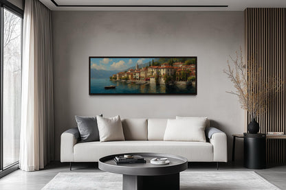 Bellagio Lake Como Long Horizontal Wall Art