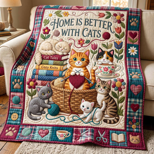 Better Cats Quilted Blanket - Baby (30" x 40") - Pack 1