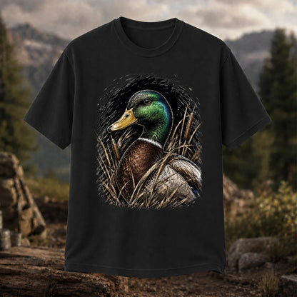 Mallard Duck T-Shirt, Vintage Waterfowl Hunting Tee