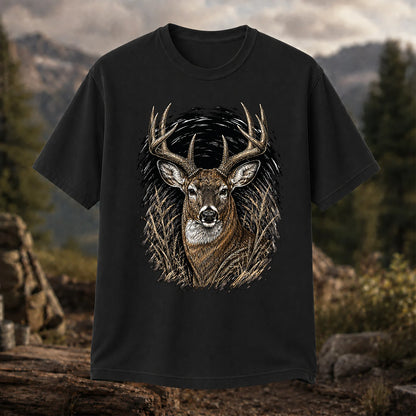 Whitetail Buck T-Shirt, Vintage Deer Hunting Tee