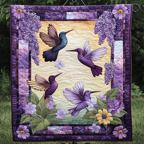 Bloom Seeker Quilted Blanket - Throw (55" x 60")