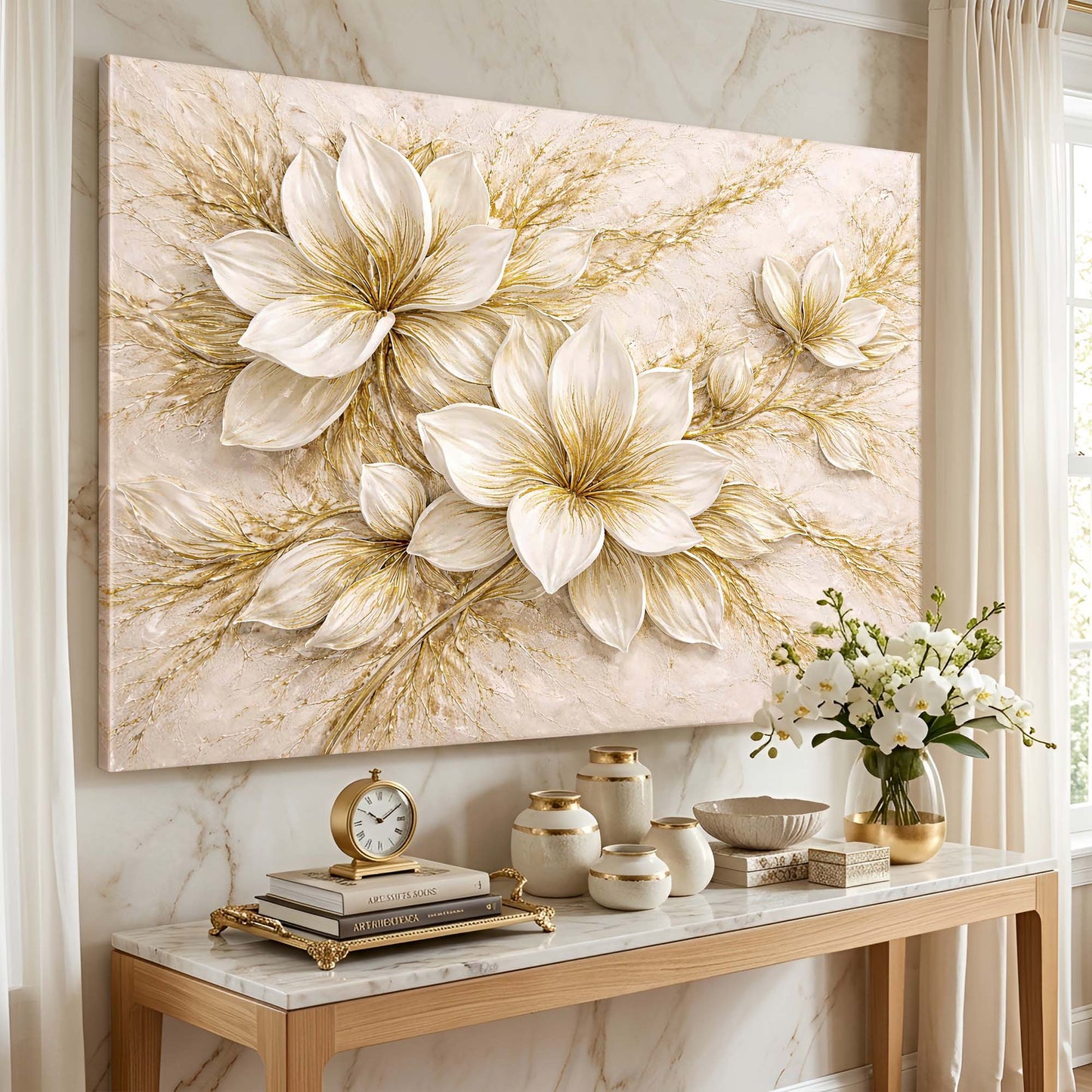 Ivory Bloom Vein