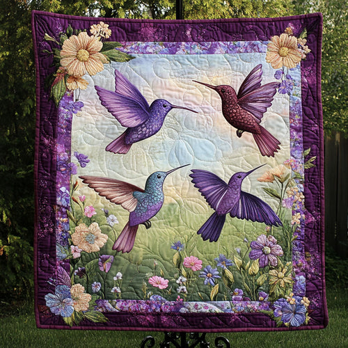 Blooming Beauty Quilted Blanket - Throw (55" x 60")