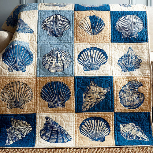 Blue Horizon Quilted Blanket - Baby (30" x 40") - Pack 1