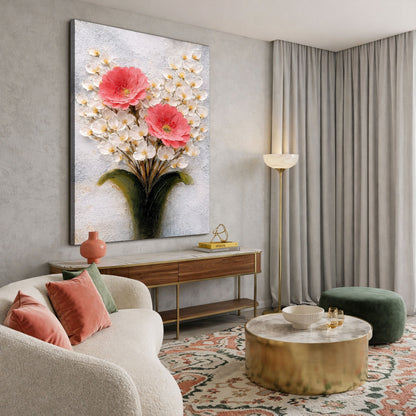 Blush Blooms - canvas