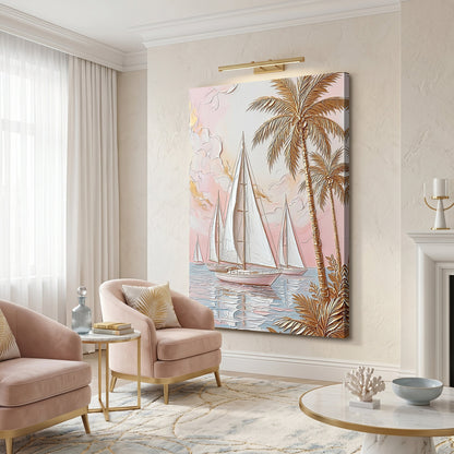 Blush Horizon - canvas