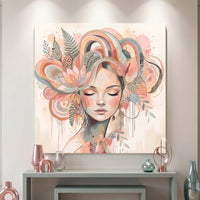 Boho Bloom - canvas