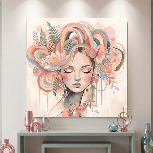 Boho Bloom - canvas