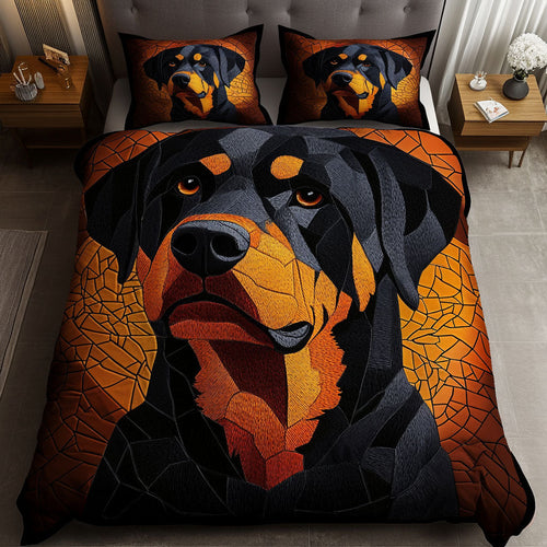 Bold Guardian 3-Piece Quilted Bedding Set - Single (59" x 70")