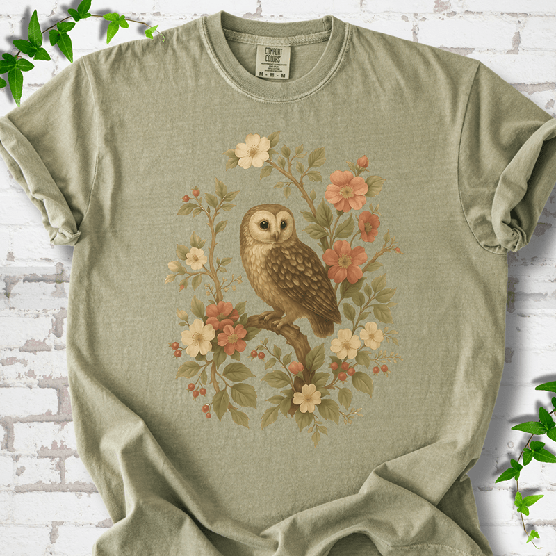 Botanical Owl T-Shirt