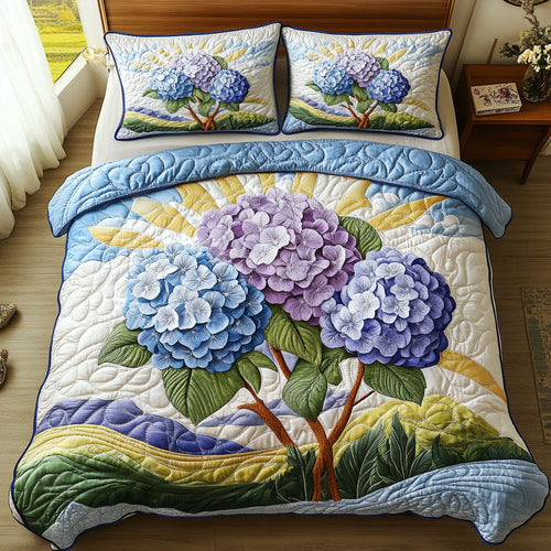 Botanical Wonders 3-Piece Quilted Bedding Set - Single (59" x 70")