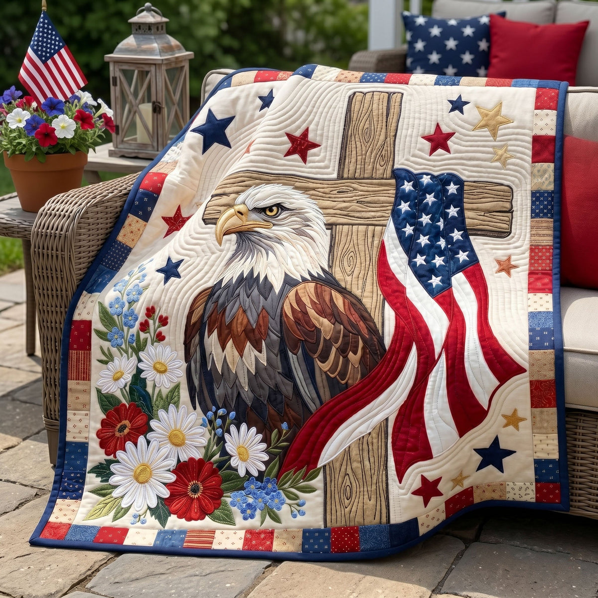 Brave Faith Quilted Blanket - Baby (30" x 40") - Pack 1
