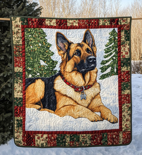 Brave Shepherd Quilted Blanket - Throw (55" x 60")