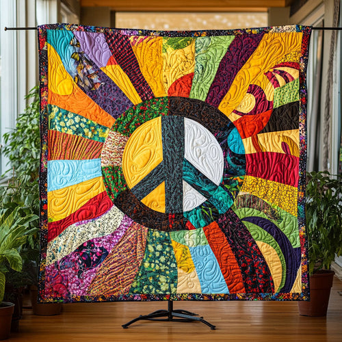 Bright Harmony Quilted Blanket - Baby (30" x 40")