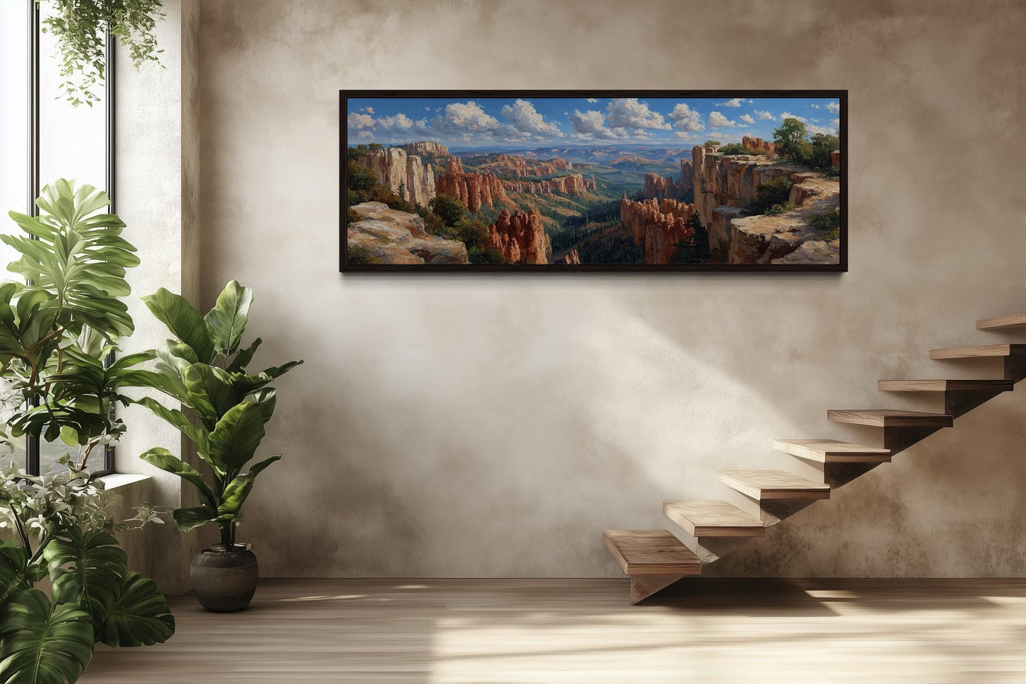 Bryce Canyon National Park Long Horizontal Canvas Wall Art