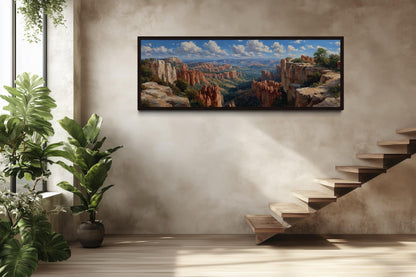 Bryce Canyon National Park Long Horizontal Canvas Wall Art