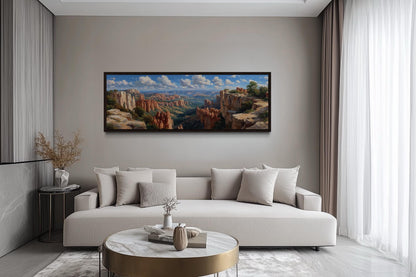 Bryce Canyon National Park Long Horizontal Canvas Wall Art