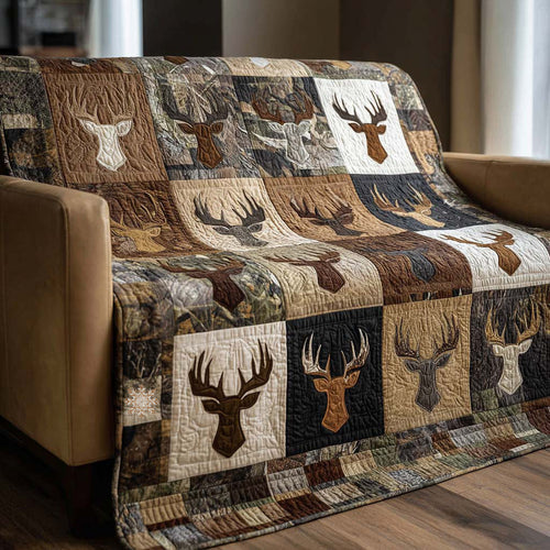 Buck Camouflage Quilted Blanket - Baby (30" x 40") - Pack 1