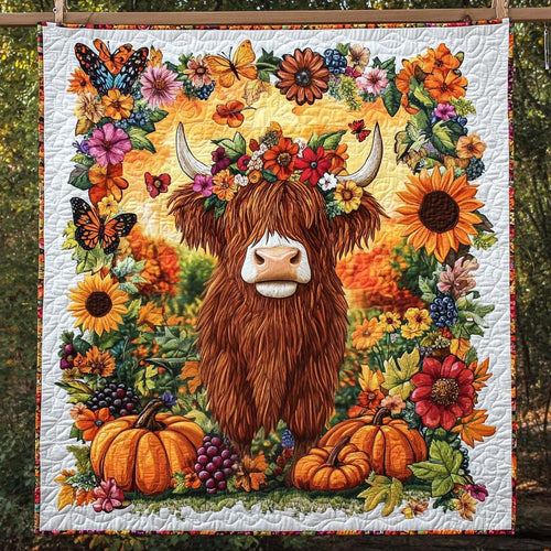 Butterfly Meadows Quilted Blanket - Throw (55" x 60")