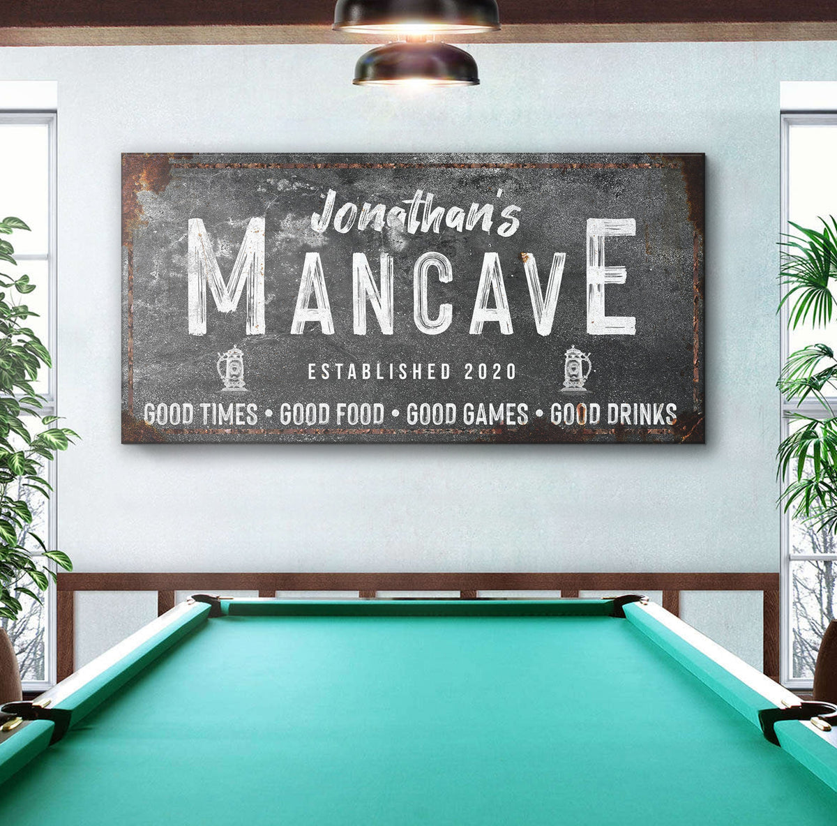Good Times Man Cave Sign