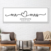 Mr. And Mrs. Sign