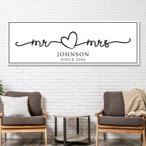 Mr. And Mrs. Sign
