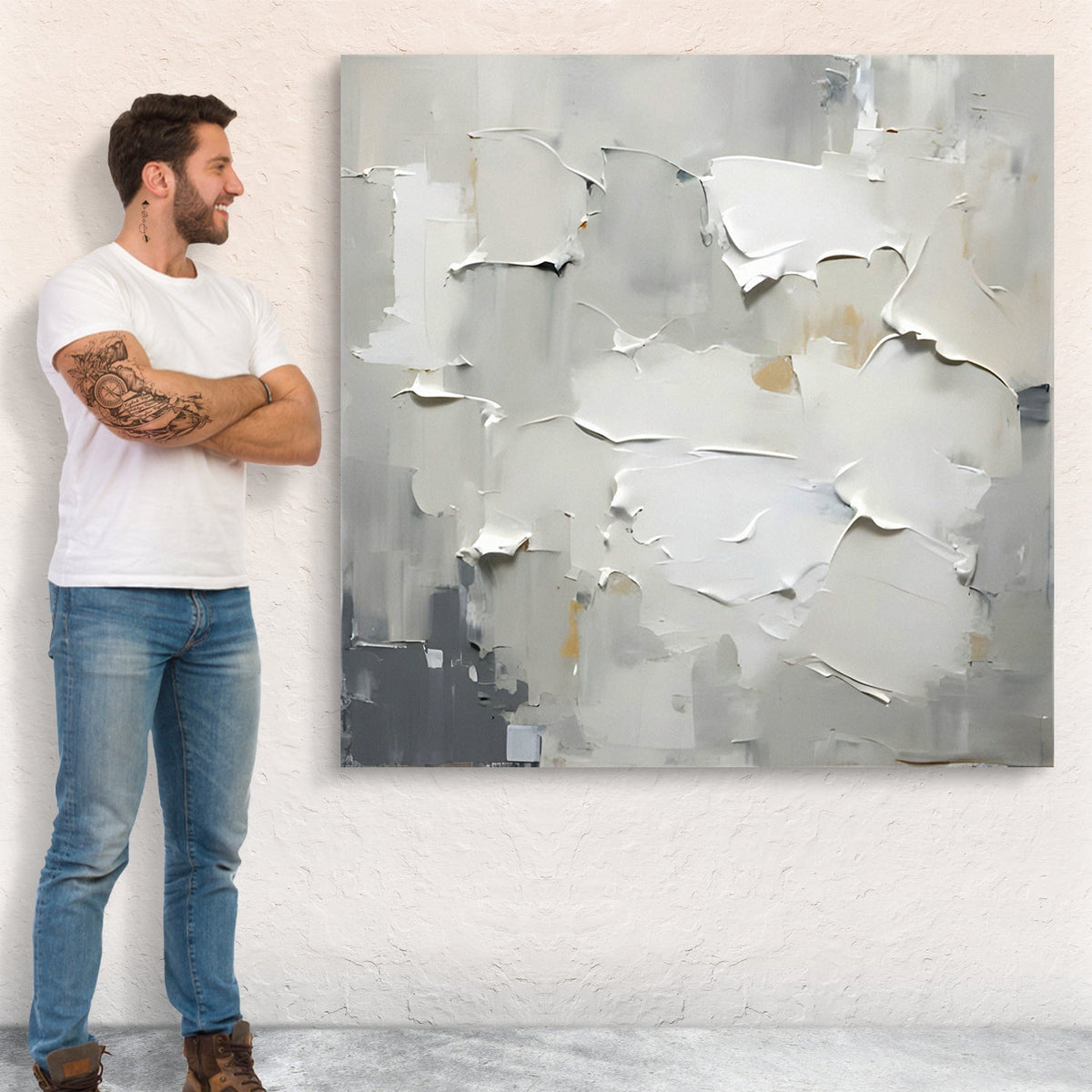 Canvas Print: "Cream Field"