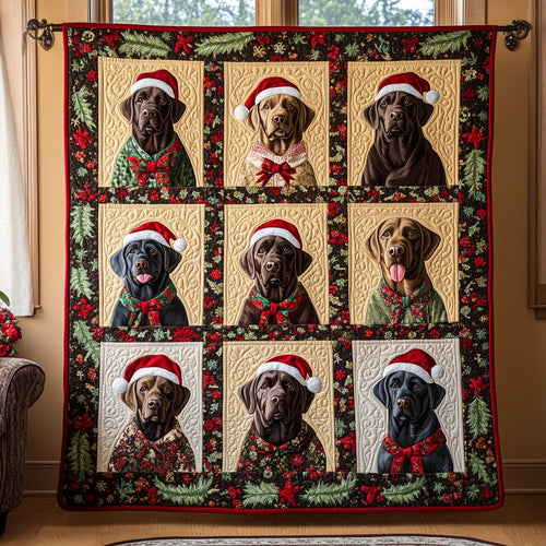 Canine Companions Quilted Blanket - Throw (55" x 60")