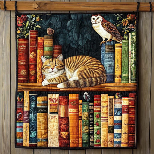 Cat Cozy Nook Quilted Blanket - Throw (55" x 60")