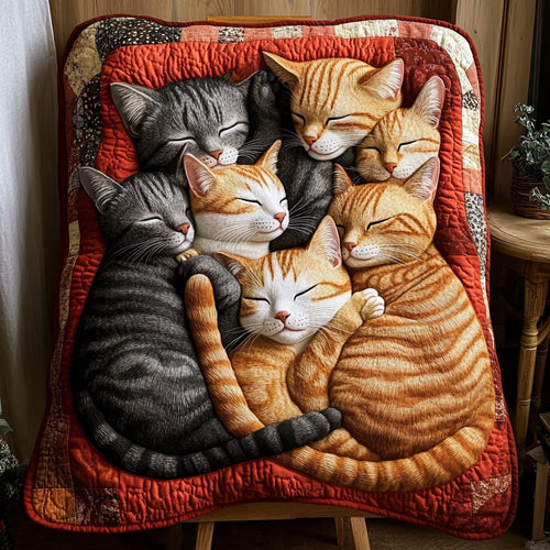 Cat Hug Quilted Blanket - Baby (30" x 40") - Pack 1