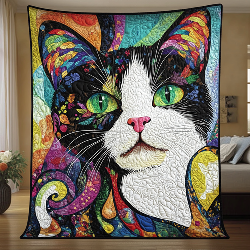 Cat’s Cradle Creations Quilted Blanket - Throw (55" x 60")