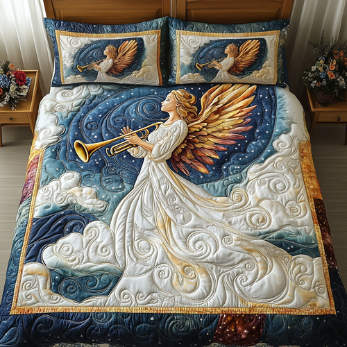Celestial Song 3-Piece Quilted Bedding Set - Single (59" x 70")