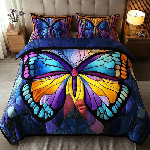 Celestial Beauty 3-Piece Quilted Bedding Set - Single (59" x 70")