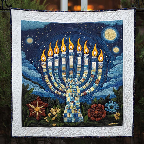 Celestial Glow Quilted Blanket - Throw (55" x 60")