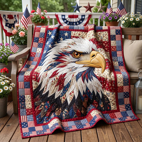 Centennial Glory Eagle Quilted Blanket - Baby (30" x 40") - Pack 1