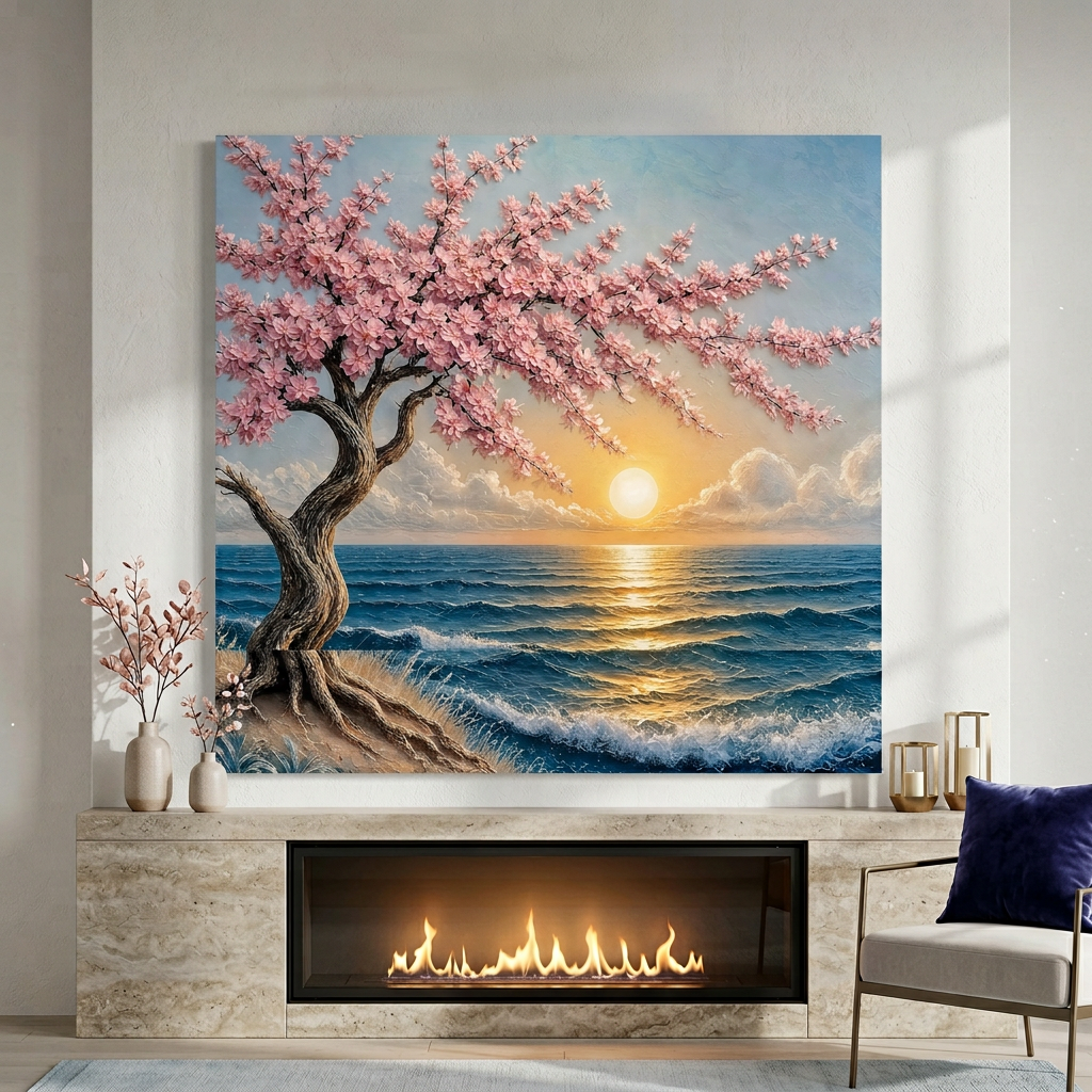 Cherry Blossom Sunset