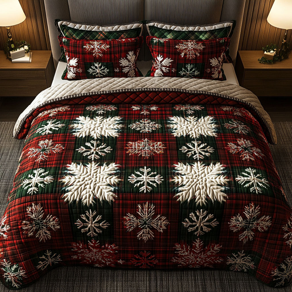 Christmas Cargo 3-Piece Quilted Bedding Set - Single (59" x 70")