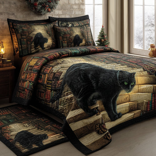 Christmas Glow 3-Piece Quilted Bedding Set - Single (59" x 70")