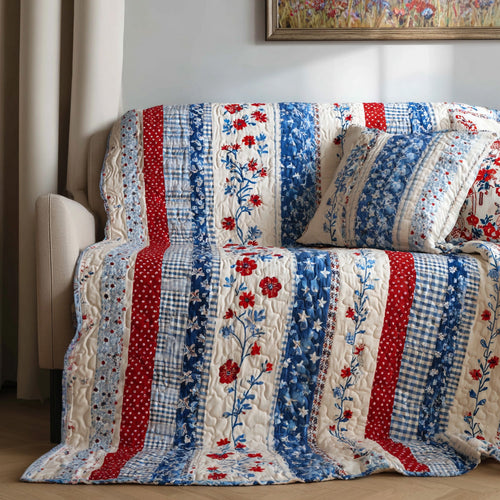 Classic Americana Quilted Blanket - Baby (30" x 40") - Pack 1
