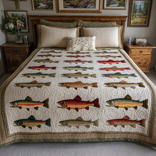 Classic Trout Row Quilted Blanket - Baby (30" x 40") - Pack 1