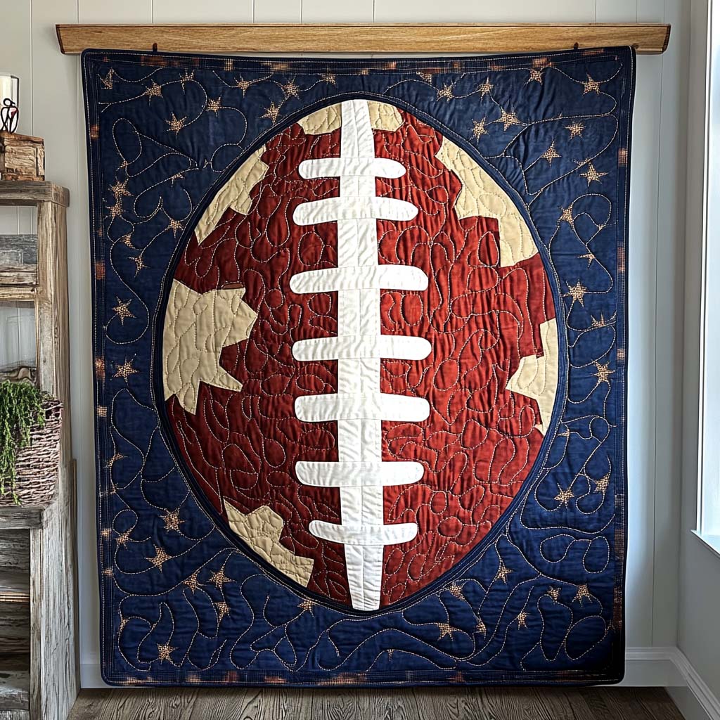 Clutch Playbook Quilted Blanket - Throw (55" x 60")