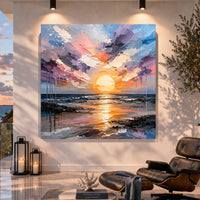 Abstract Coastal Sunset