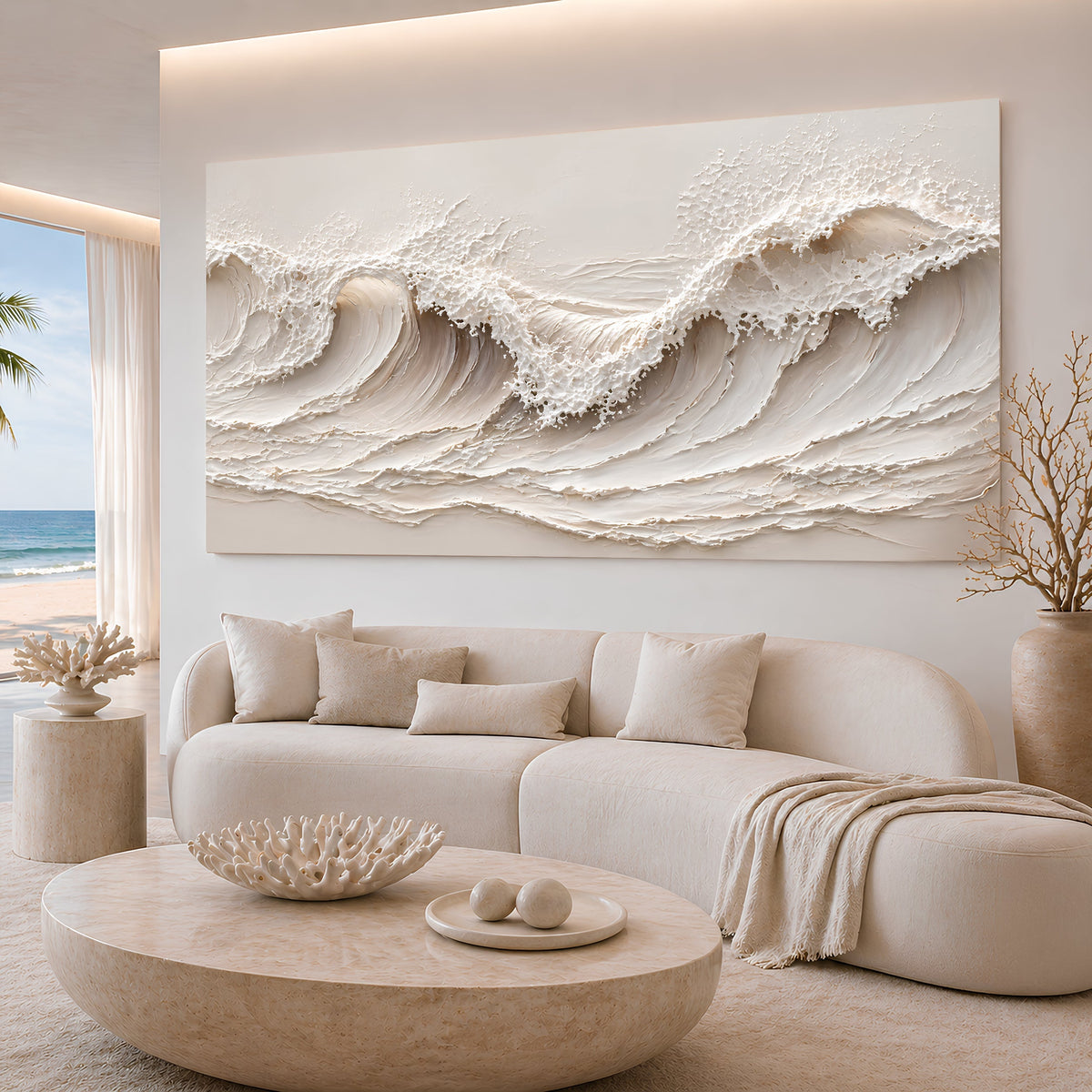Coastal Wave - canvas