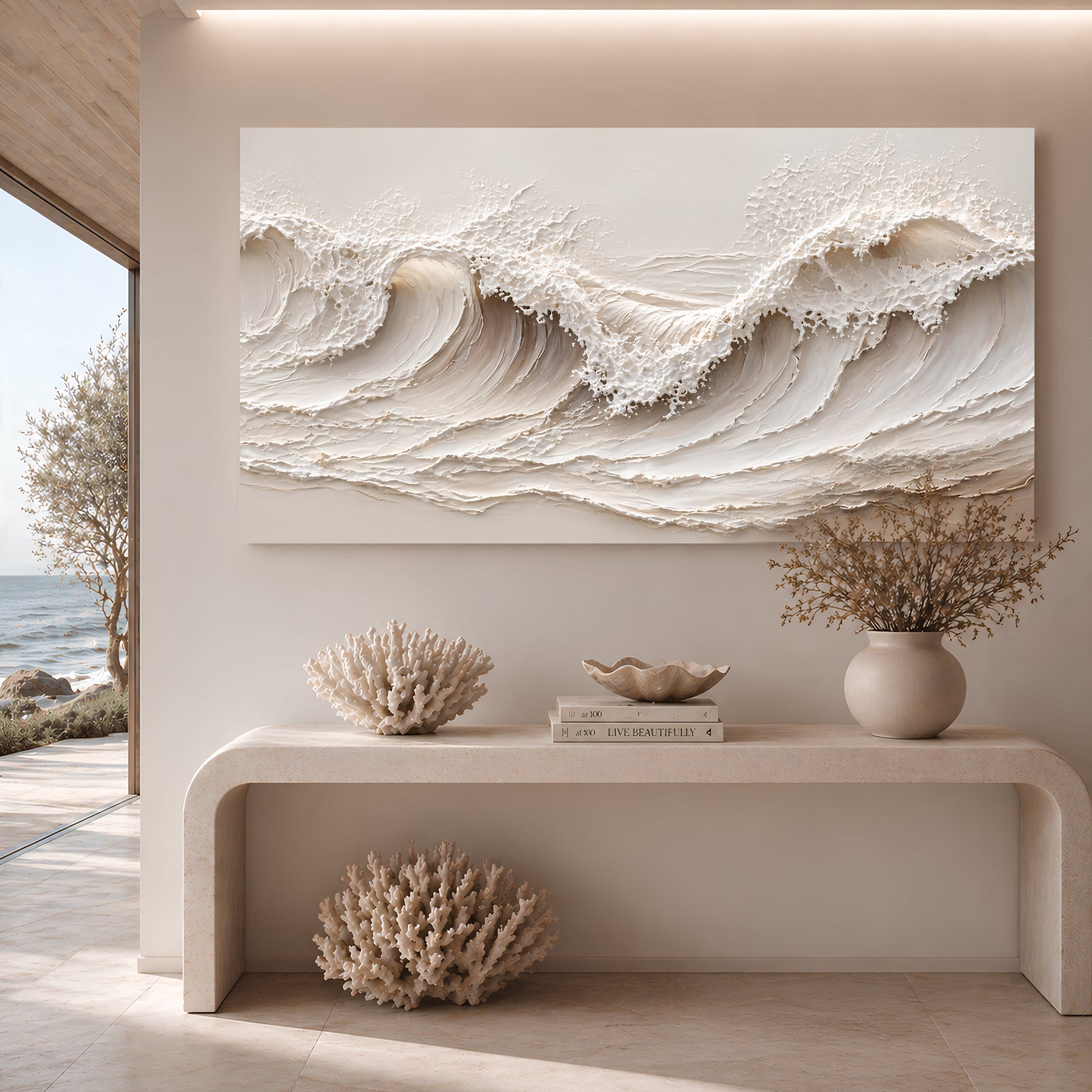 Coastal Wave - canvas