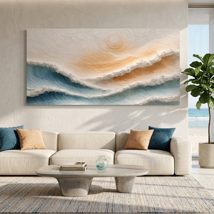 Coastal Waves - canvas