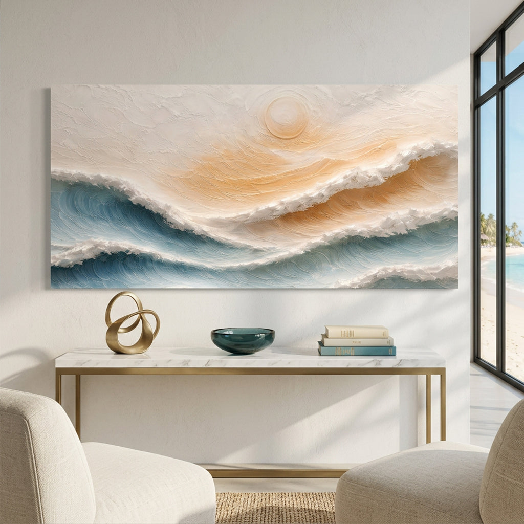 Coastal Waves - canvas