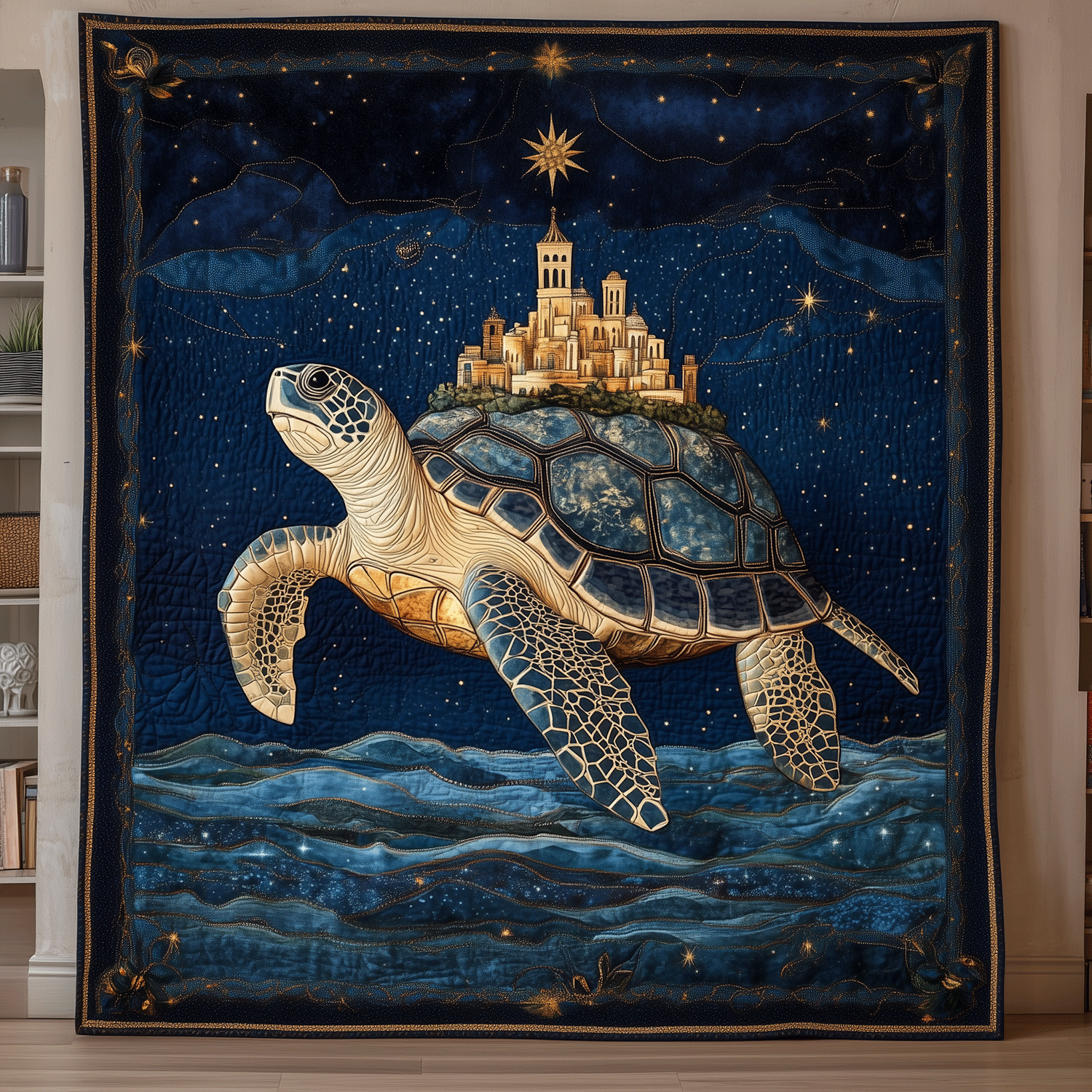 Coastal Drift Quilted Blanket - Throw (55" x 60")