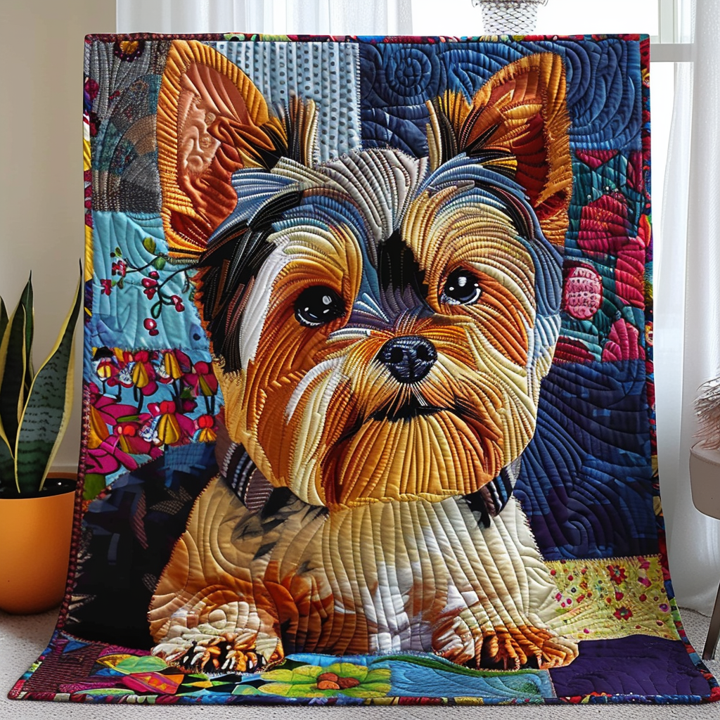 Color Pup Quilted Blanket - Baby (30" x 40")