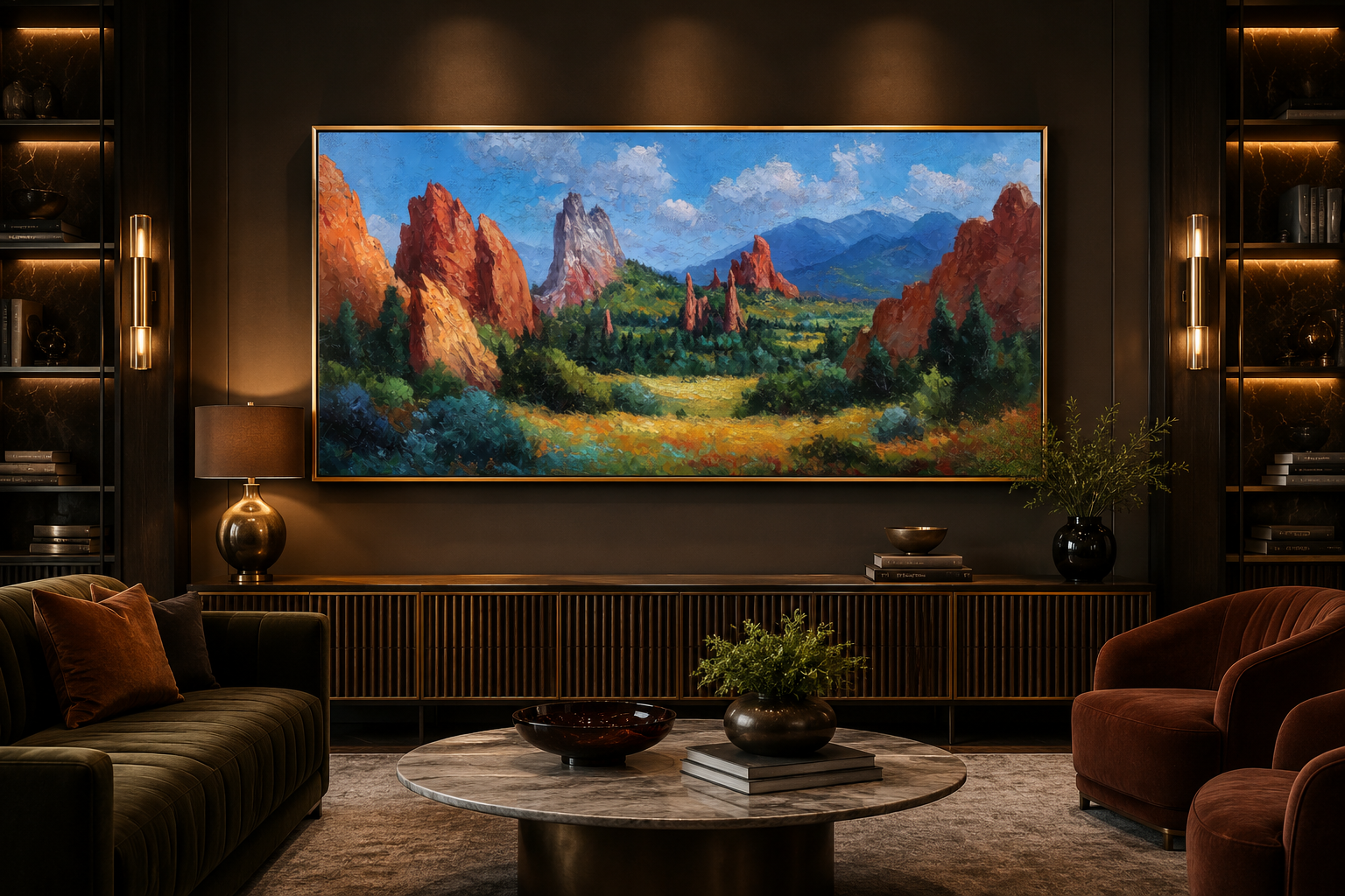 Colorado Garden of the Gods Canvas Wall Art