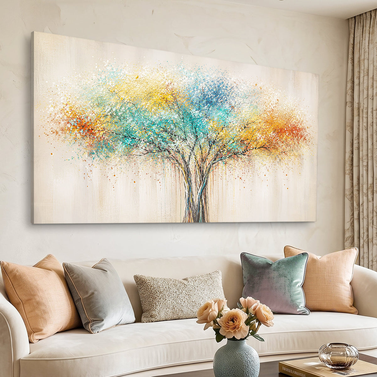 Colorful Tree - canvas